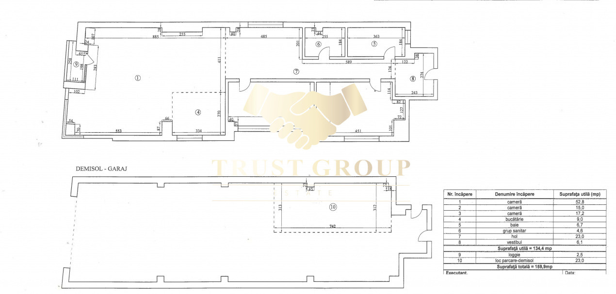 Apartament 3 camere Primaverii-Aviatorilor | Garaj inclus