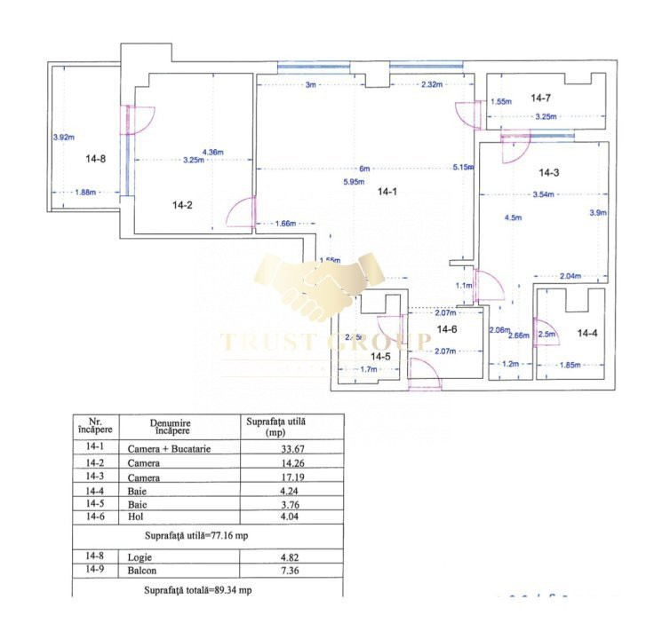 Apartament 3 camere Domenii | Bloc cu lift | loc de parcare inclus | 