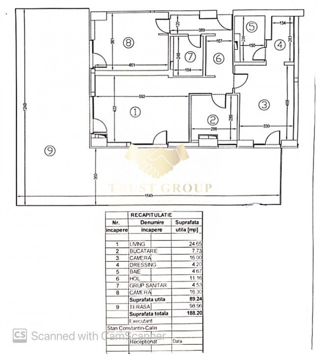 Apartament 3 camere Ultracentral 