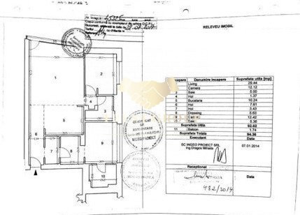 Apartament 3 camere Piata Rosetti