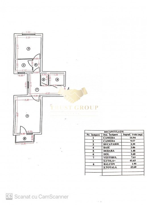 Apartament 2 camere Arcul de triumf-Clucerului