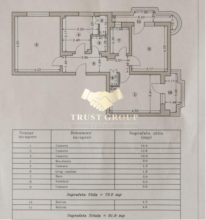 Apartament 3 camere Tineretului | Renovat complet | Decomandat | 