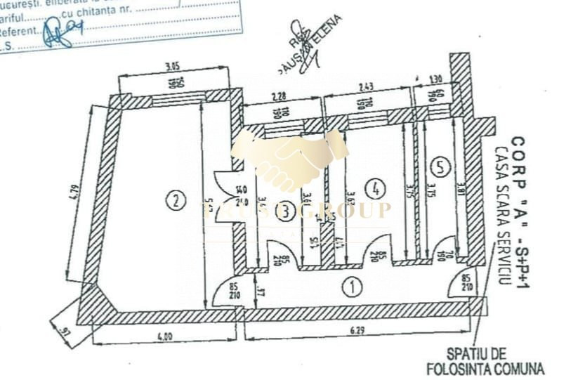 Apartament 2 camere | Centrala Proprie | Armeneasca