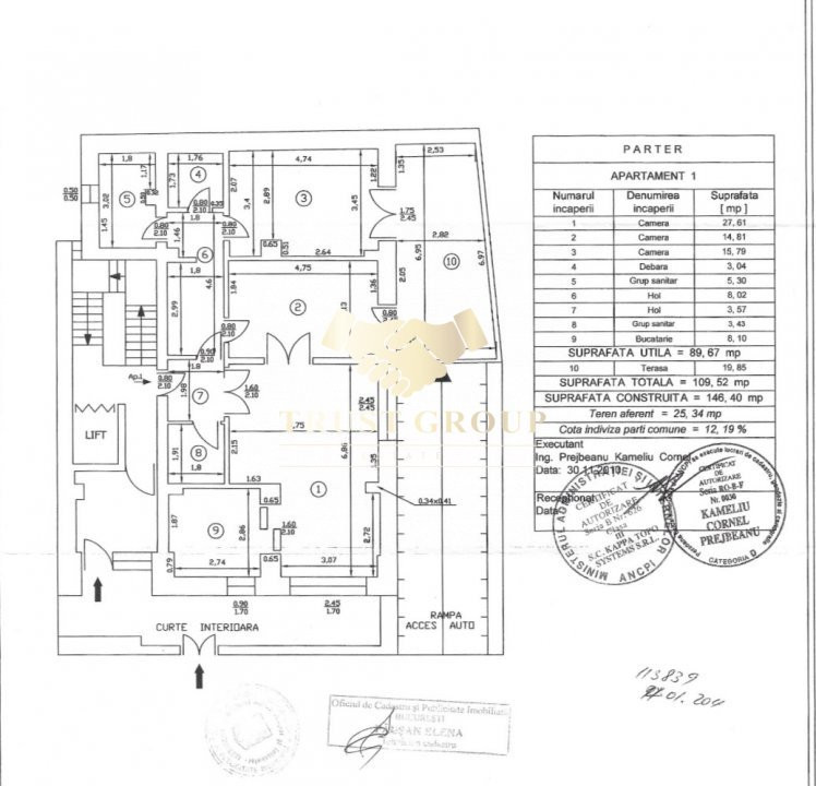 Gata de mutat, apartament cu terasa, Floreasca-Dorobanti