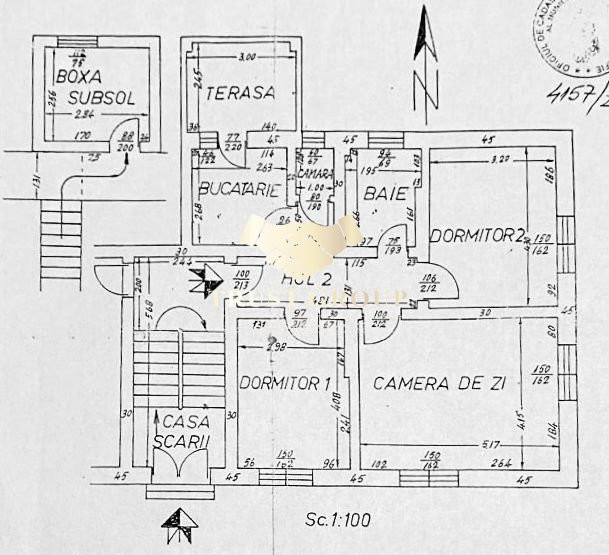 Apartament 3 camere + boxa Capitale | parter inalt |