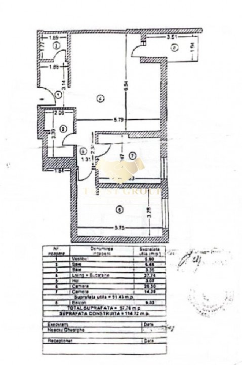 Apartament 3 camere Cismigiu | Bloc 2008 cu lift | Centrala propie | boutique | 