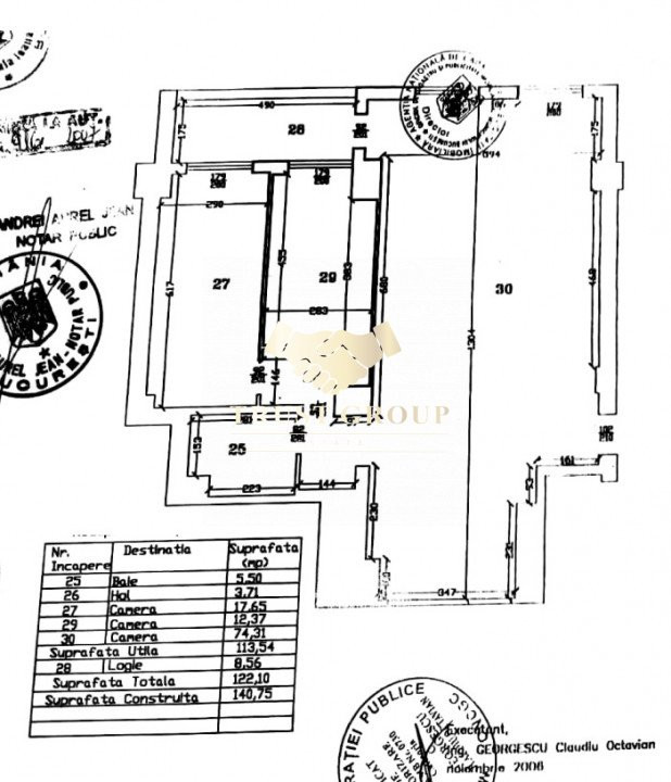 Apartament 3 camere Herastrau