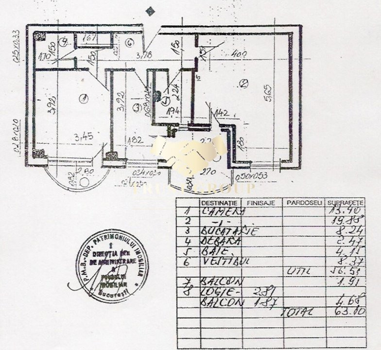 Apartament 2 camere 63 mp | Bloc 2000 | 3 minute de Kaufland Barbu Vacarescu