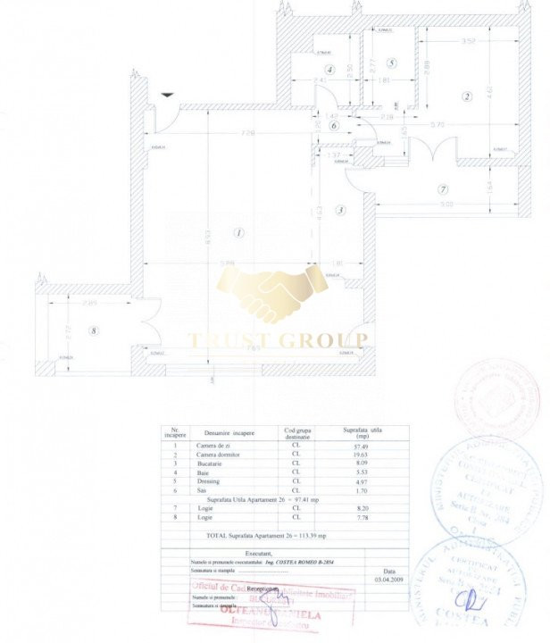 Apartament 2 Camere 130mp loc de parcare inclus Cismigiu