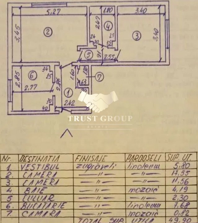 Apartament 2 camere Aviatiei | igienizat | posibilitate instalare centrala