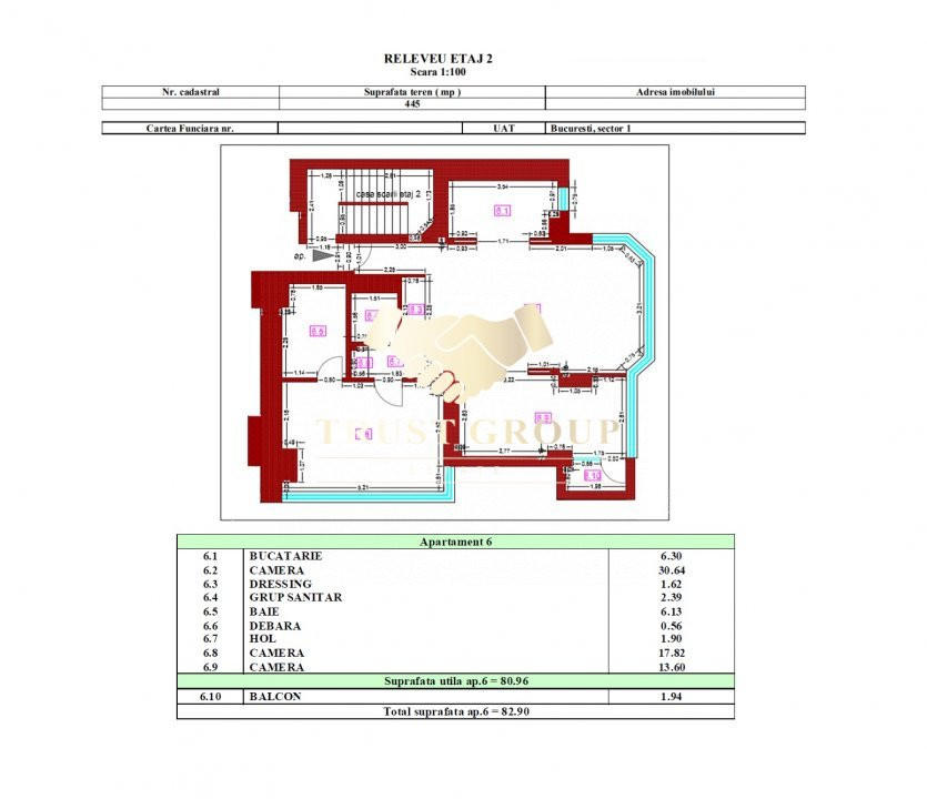 Apartament 3 camere Arcul de Triumf - loc de parcare