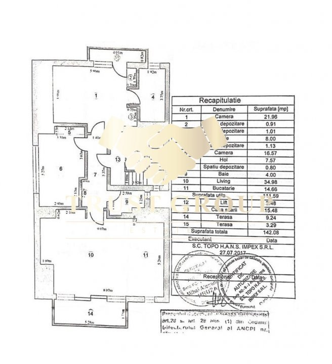 Apartament 3 camere Primaverii | loc de parcare și boxa incluse |