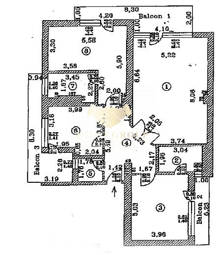 Apartament 3/4  camere Herastrau - COMISION 0 %  -loc de parcare inclus