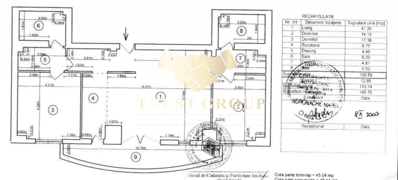 Apartament 3 camere Barbu Vacarescu-Stefan Cel mare- Central Park