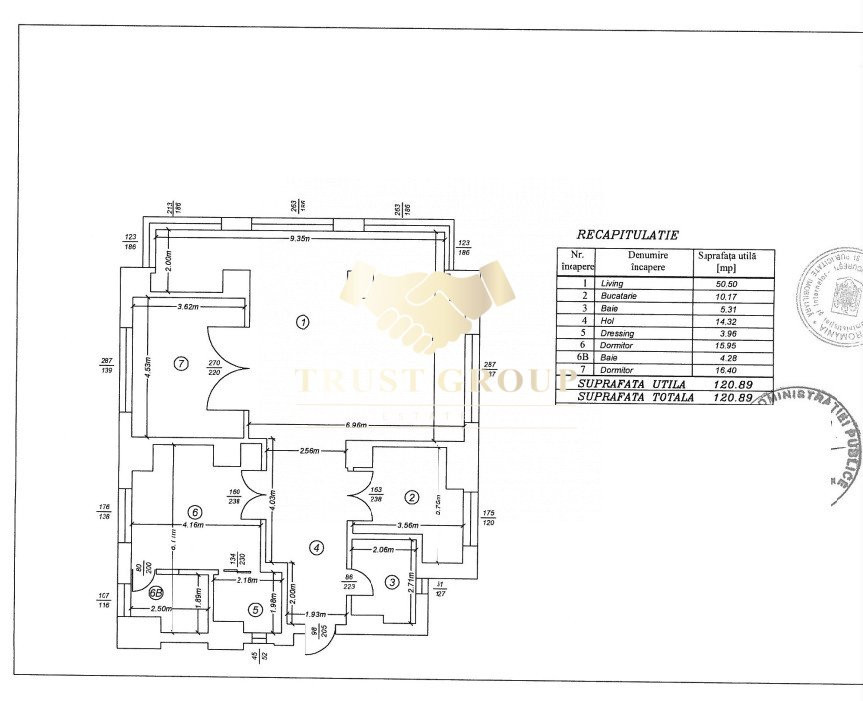 3 camere 120 mp parcare inclusa Toamnei-Dacia-Eminescu