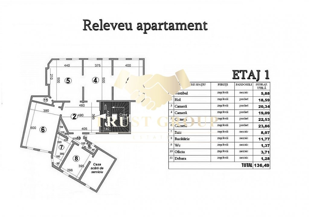 Apartament 4 camere Ultracentral