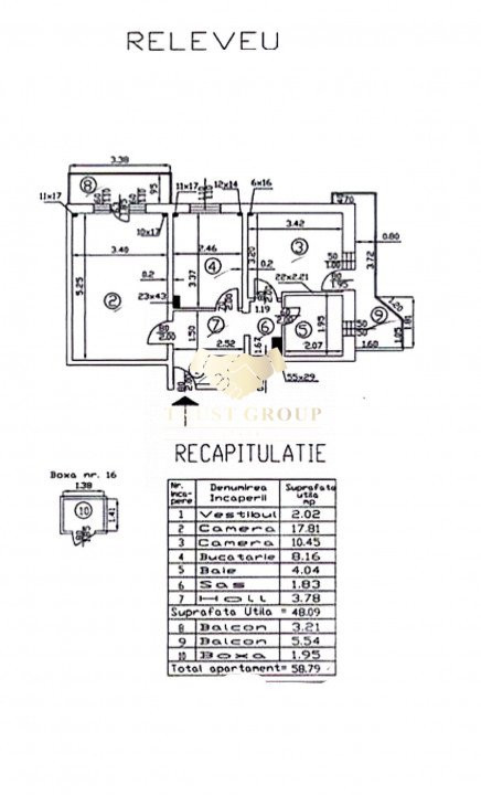 Apartament 2 camere Victoriei - An 1984-Renovat 