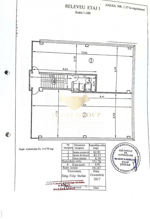 Spatiu comercial Piata Veteranilor | P+1 | 300m2 |