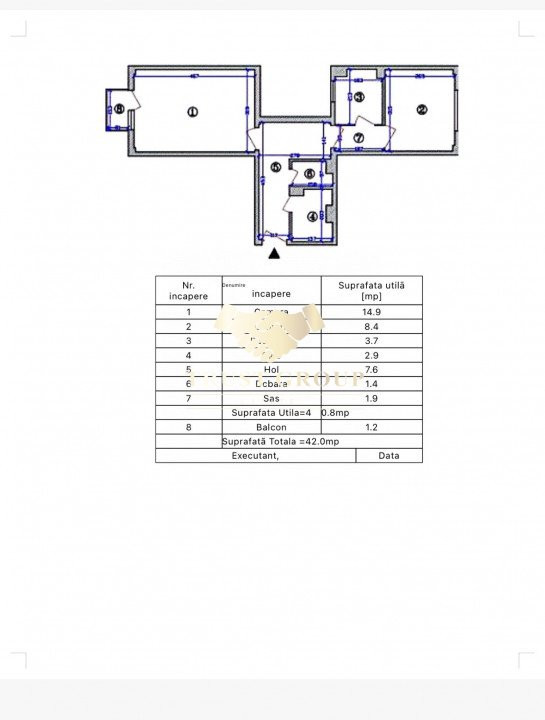 Apartament 2 camere Clucerului - Arcul de Triumf - Nicolae Racota