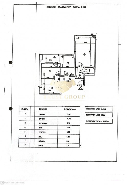 Apartament 2 camere Parc Moghioros | Auchan | 