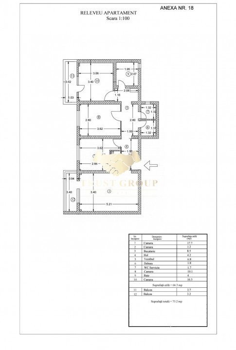 Apartament 3 camere Gorjului | 2 balcoane | 4 min metrou | 