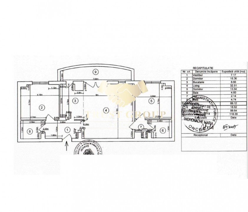 Apartament 3 camere Central Park 