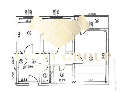  Apartament de 2 camere cu potențial de personalizare în zona Tineretului