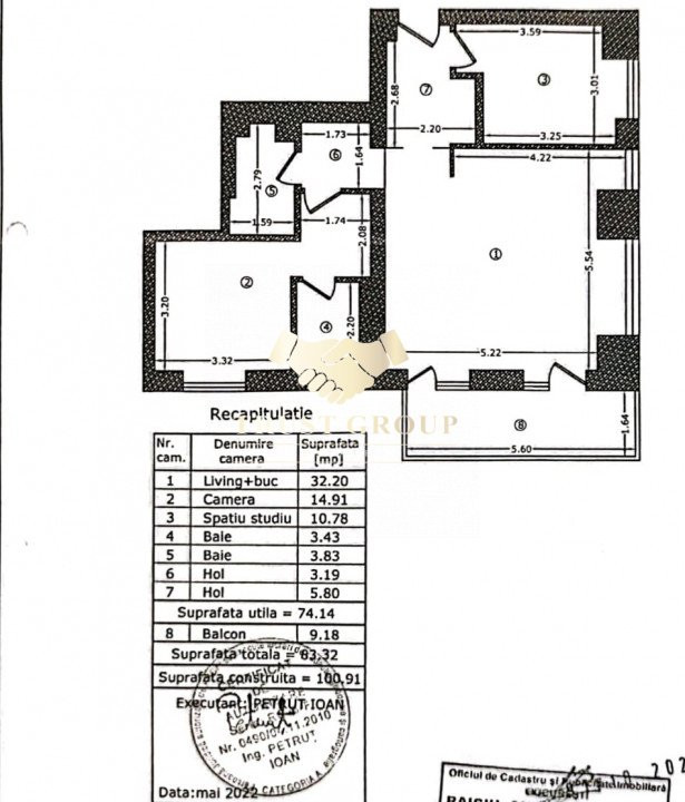 Apartament 3 camere Marmura Residence