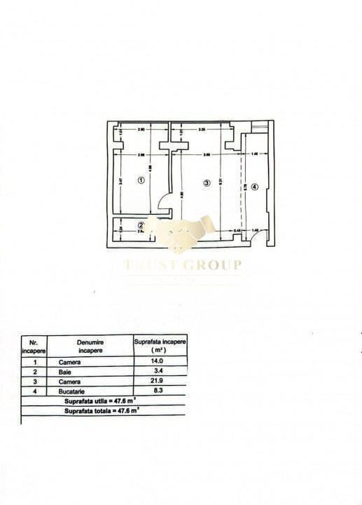 Apartament 2 camere Calea Victoriei - Fara risc seismic sau urgenta