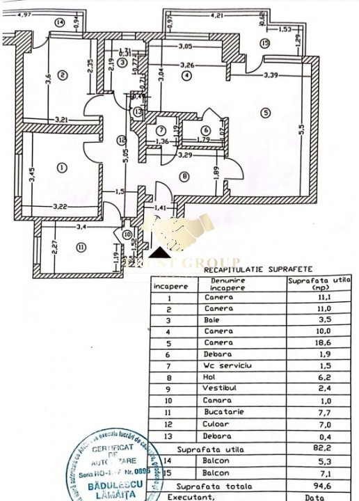 Apartament 4 camere Banu Manta - Titulescu 