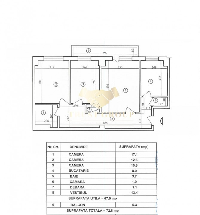 Apartament 3 camere Clucerului-Ion Mihalache|