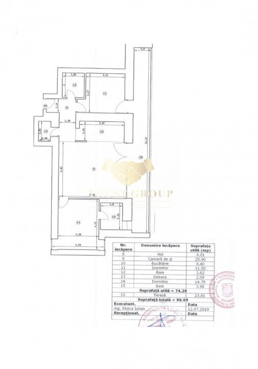 Apartament 3 camere Alia