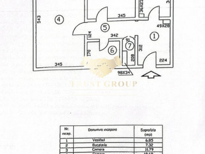  Titulescu Decomandat 1979 - Apartament 2 camere