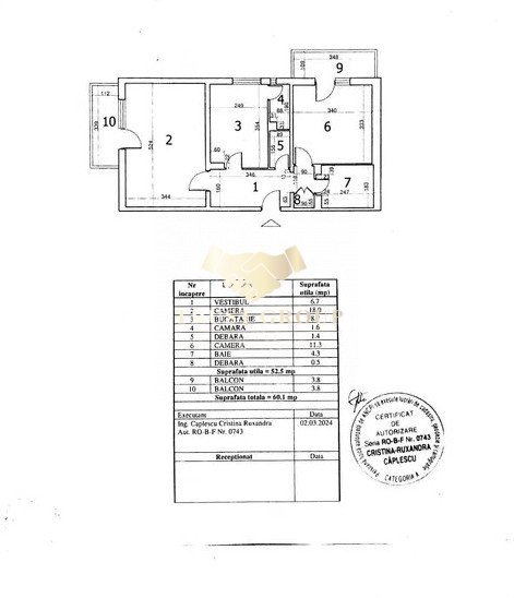 Apartament Unic | Crangasi | 2 balcoane | 