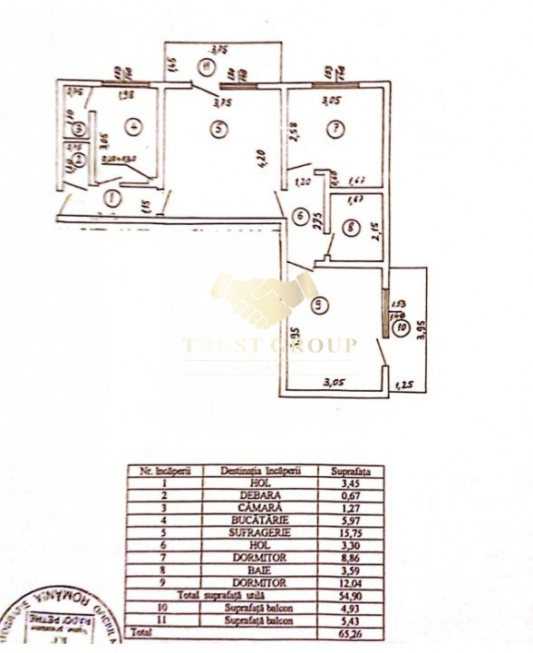 Strada Prunaru | etaj 2 | bloc izolat | sector 1 | Apartament 3 camere