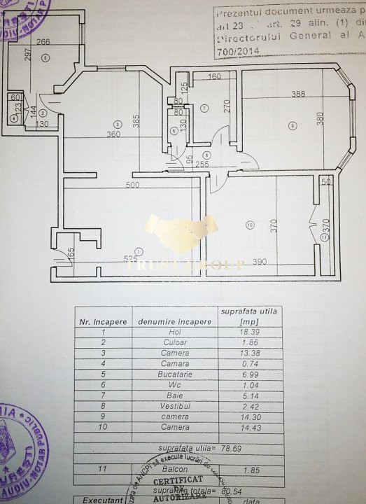  Batistei | centrala proprie | bloc cu lift | Urgenta 3 | Apartament 4 camere