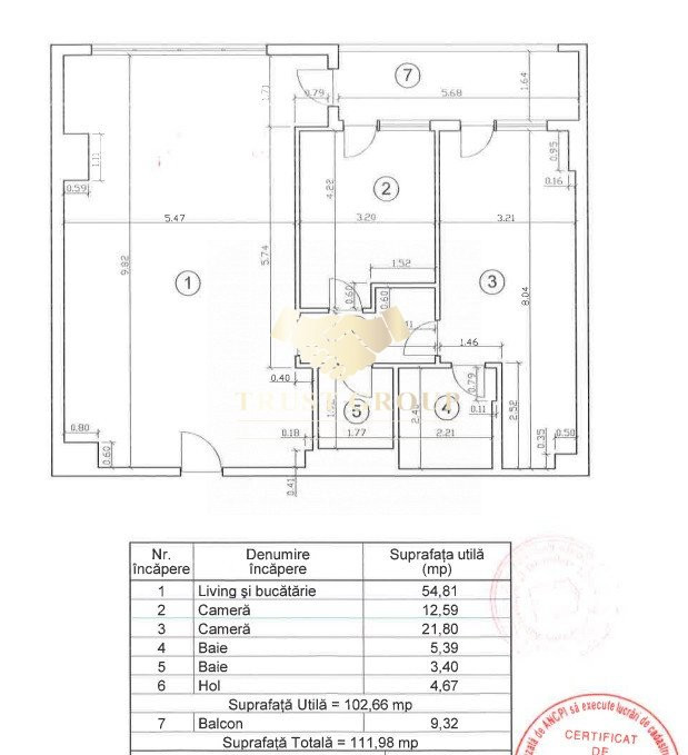 Apartament 3 camere Soseaua Nordului -loc de parcare inclus