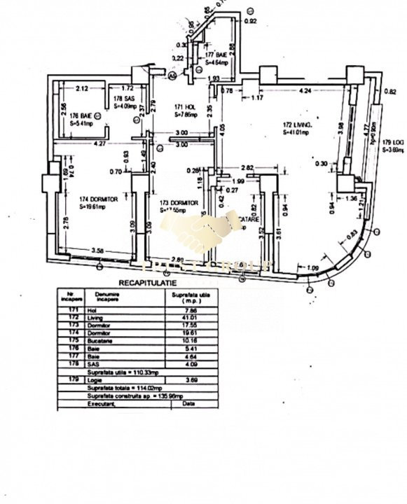 Apartament 3 camere Dacia | Parcare | Boxa 