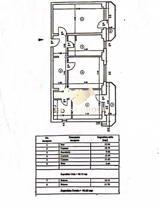 Parcul Circului -Apartament 3 camere | 1979