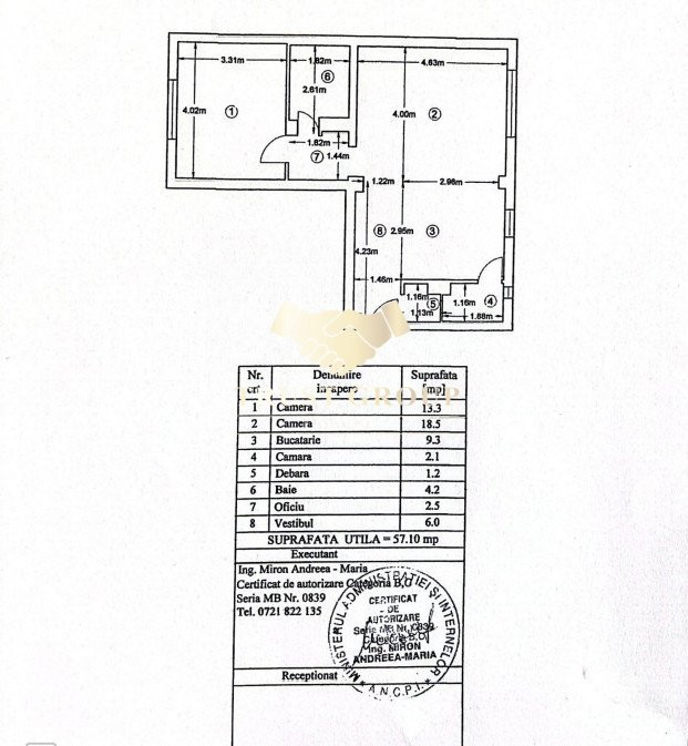 Apartament  2 camere Mall Vitan | Branduselor | Centrala proprie