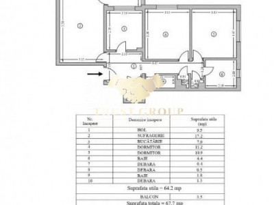 Apartament 3 camere Lujerului | 3 min metrou | 