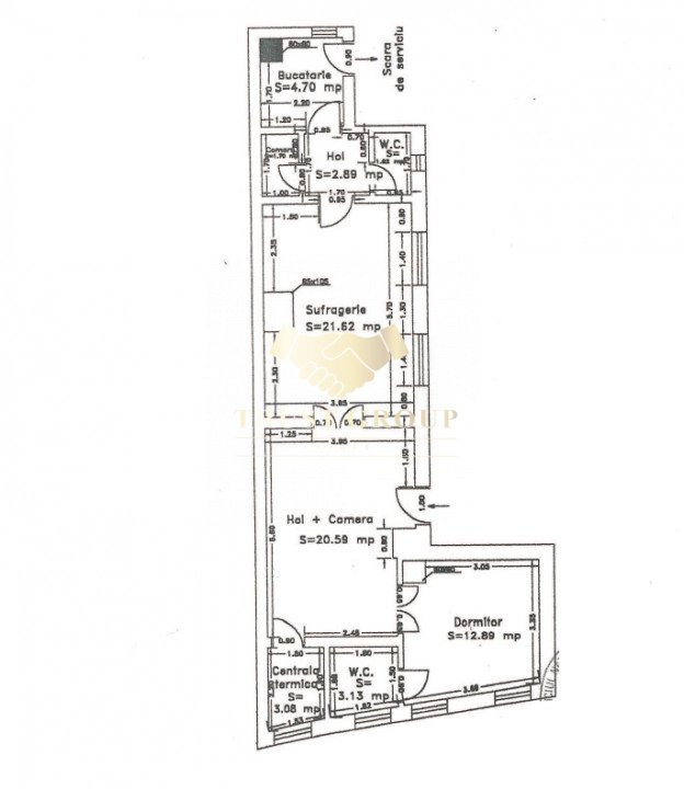 Imobil Eminescu - Radu de la Afumati - P+2 - 10 camere - 