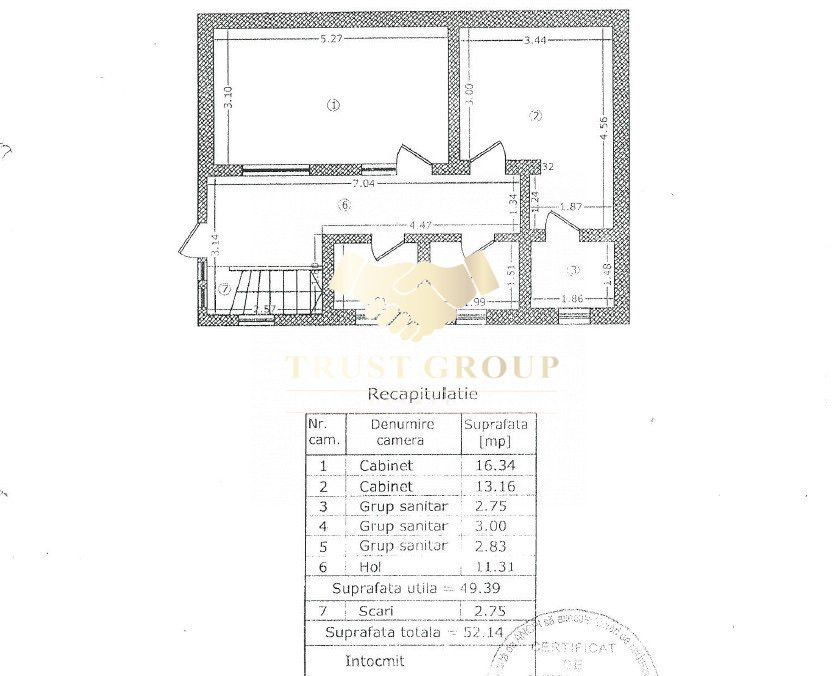 Imobil Eminescu - Radu de la Afumati - P+2 - 10 camere - 