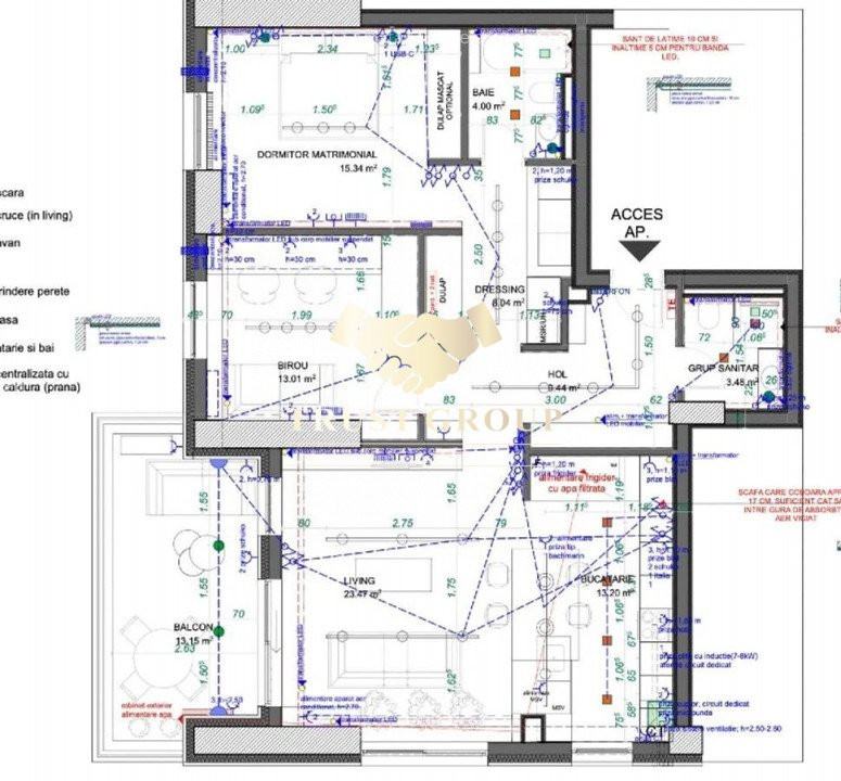 Apartament 3 camere Cismigiu | 