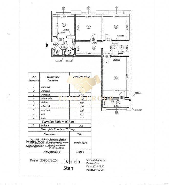 Apartament 3 camere Baba Novac-Soseaua Mihai Bravu