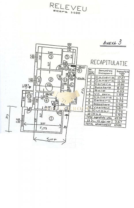 3 camere Crangasi | Posibilitate mutare imediata | 