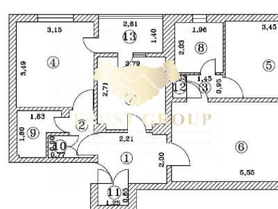 Apartament 3 camere Polona - Bloc 1981-2 bai