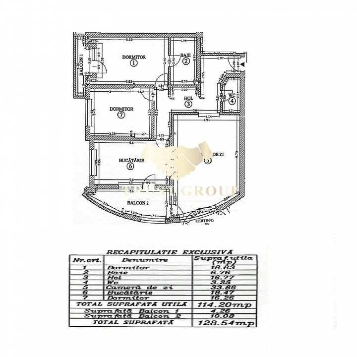 3 camere Herastrau - Cartierul Francez | 2 locuri de parcare si boxa