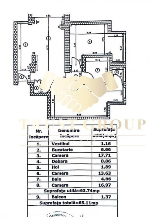 Apartament 3 Camere Piata Dorobanti