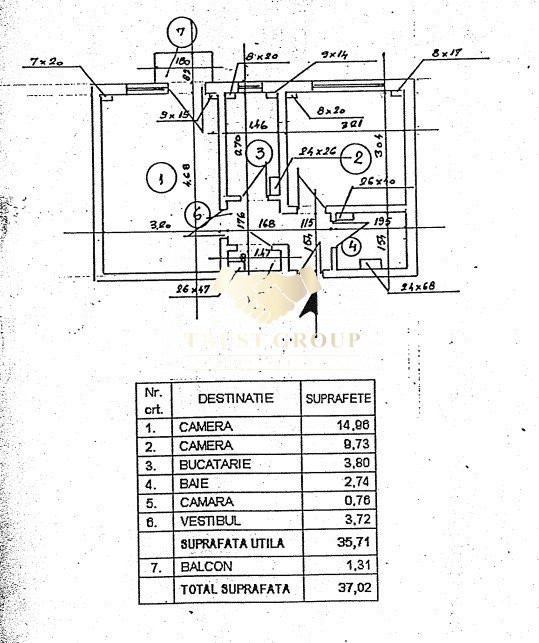  2 camere- Renovat -Victoriei-bloc reabilitat -